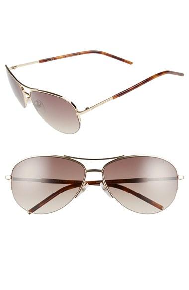 Women's Marc Jacobs 59mm Semi Rimless Sunglasses - Gold