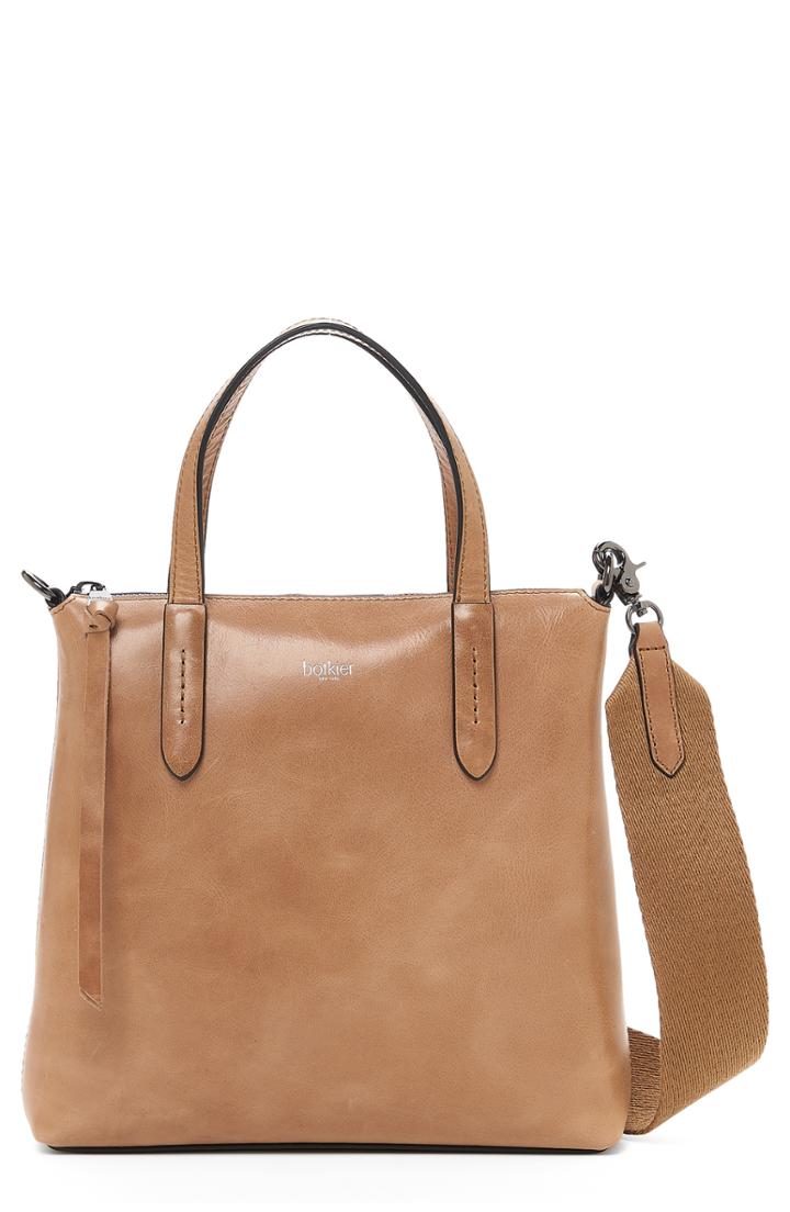 Botkier Highline Leather Satchel - Beige