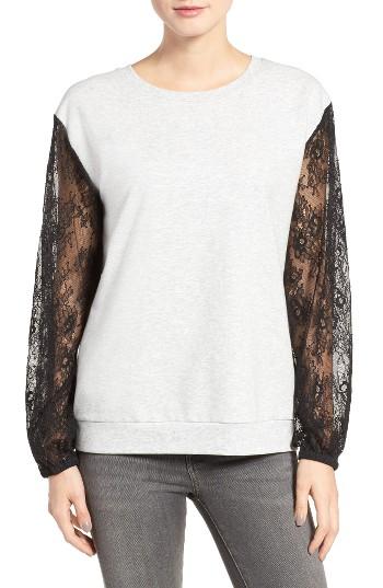 Women's Chelsea28 Lace Sleeve Sweatshirt