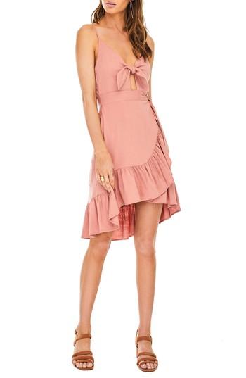 Women's Astr The Label Sandy High/low Minidress - Pink