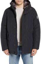 Men's Save The Duck Save The Arctic Parka With Faux Fur - Grey