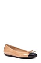 Women's Geox Lola Water Resistant Flat Us / 34eu - Beige