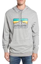 Men's Patagonia P-6 Logo Modern Fit Zip Hoodie, Size - Grey