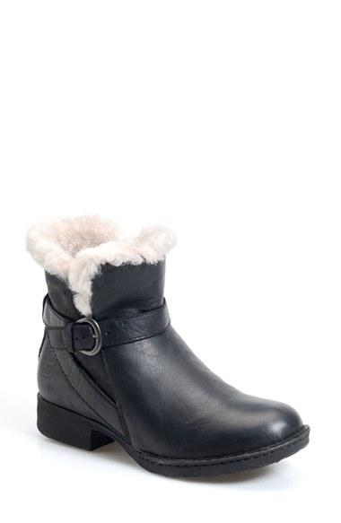 Women's B?rn 'kaia' Round Toe Shearling Ankle Boot