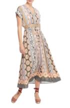 Women's Gal Meets Glam Collection Maria Scallop Scuba Crepe Fit & Flare Dress