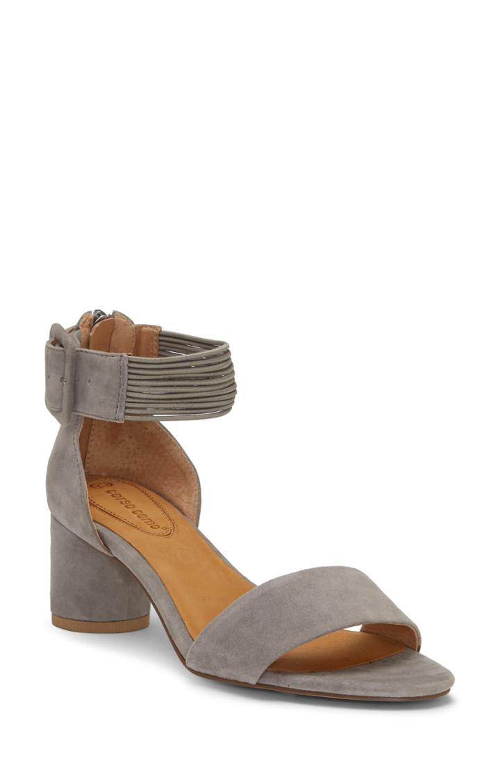 Women's Cc Corso Como Louisah Ankle Strap Sandal M - Grey