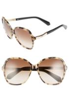 Women's Kate Spade New York Jolyn 58mm Gradient-lens Sunglasses - Havana/ Black