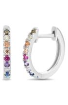 Women's Lesa Michele Huggie Hoop Earrings