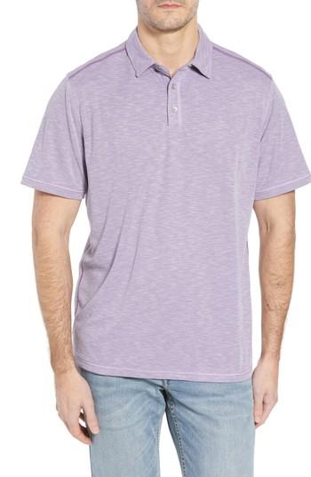 Men's Tommy Bahama Flip Tide Tee Spectator Polo - Purple