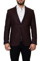 Men's Maceoo Windowpane Sport Coat (m) - Red