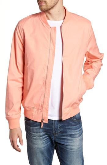 Men's Bonobos Stretch Bomber Jacket - Red