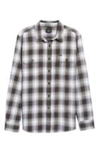 Men's Obey Kemper Plaid Woven Shirt - Black