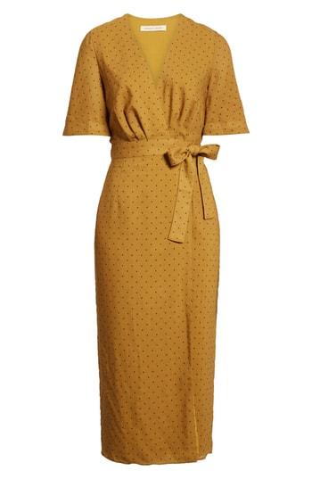 Women's The East Order Taylor Polka Dot Wrap Midi Dress