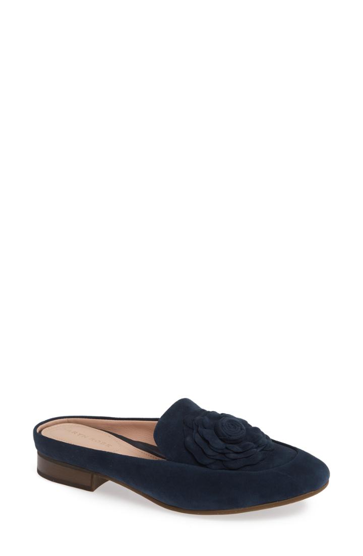 Women's Taryn Rose Blythe Rose Detail Mule M - Blue