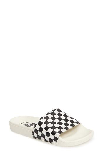 Women's Vans Slide-on Sandal M - White