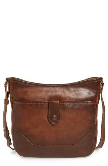 Frye Melissa Button Crossbody Bag - Brown