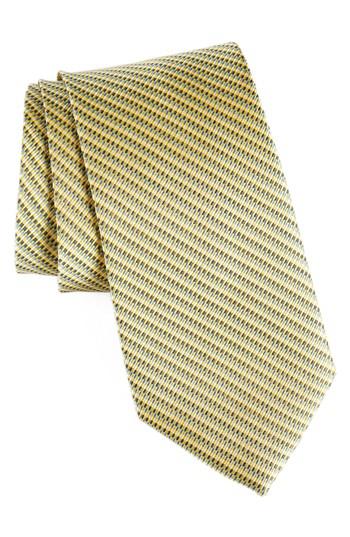 Men's Nordstrom Men's Shop Textured Tracks Silk Tie