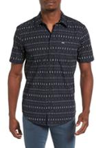 Men's Hurley Print Shop Woven Shirt - Black