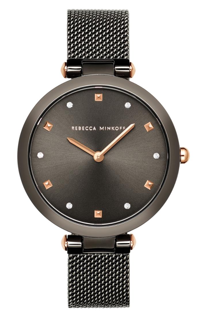 Women's Rebecca Minkoff Nina Mesh Strap Watch, 33mm