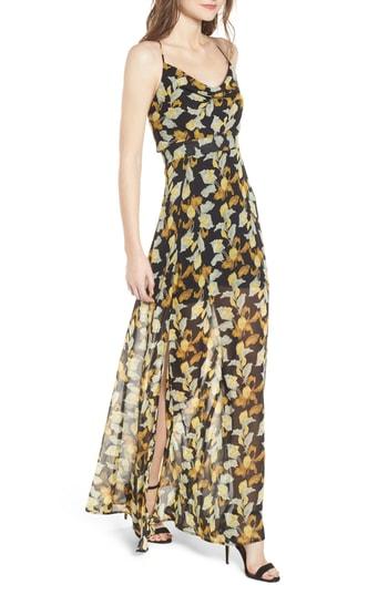 Women's 4si3nna Strappy Back Maxi Dress - Black