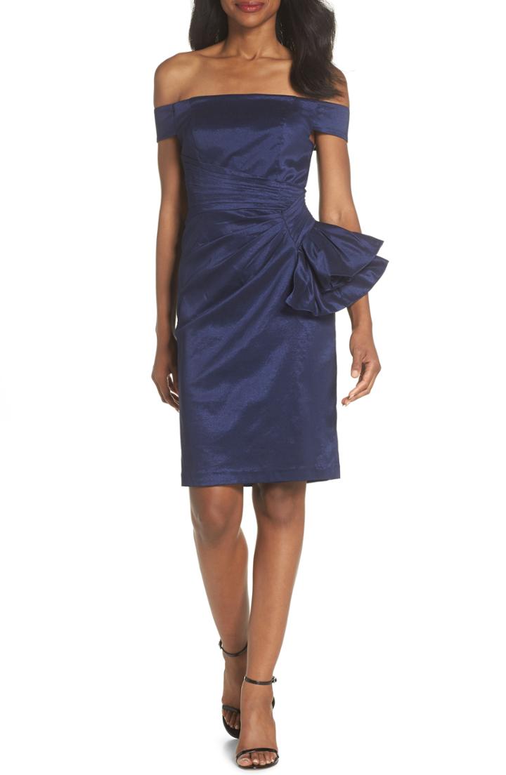 Women's Eliza J Off The Shoulder Bow Dress