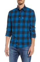 Men's Jack Wills Salcombe Slim Fit Buffalo Check Sport Shirt - Blue