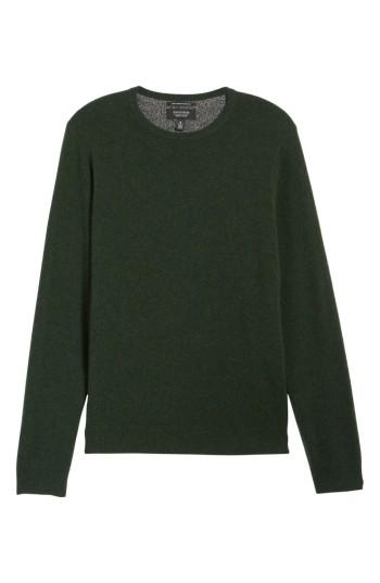 Men's Nordstrom Men's Shop Cashmere Crewneck Sweater - Green