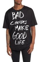 Men's Antony Morato Bad Choices Graphic T-shirt - Black