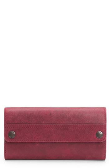 Women's Frye Melissa Leather Continental Wallet - Red