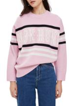 Women's Topshop U Ok Hun Sweater Us (fits Like 2-4) - Pink