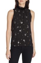 Women's Rebecca Taylor Scatter Fil Coupe Top - Black