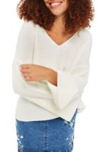 Women's Topshop Lattice Back Sweater