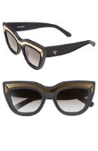 Women's Valley 'marmont Limited' 51mm Sunglasses - Black/ Gold