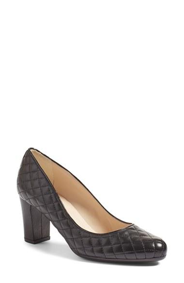 Women's L.k. Bennett 'cienna' Quilted Round Toe Pump