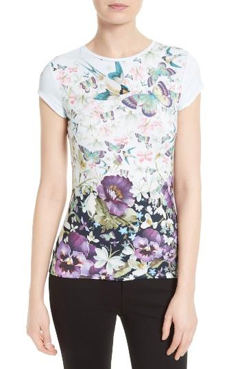 Women's Ted Baker London Jensen Floral Print Tee