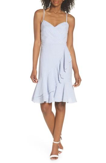 Women's J.crew Spaghetti Strap Ruffle Dress