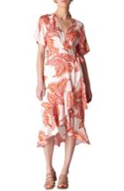 Women's Whistles Palmyra Print Wrap Dress Us / 4 Uk - White