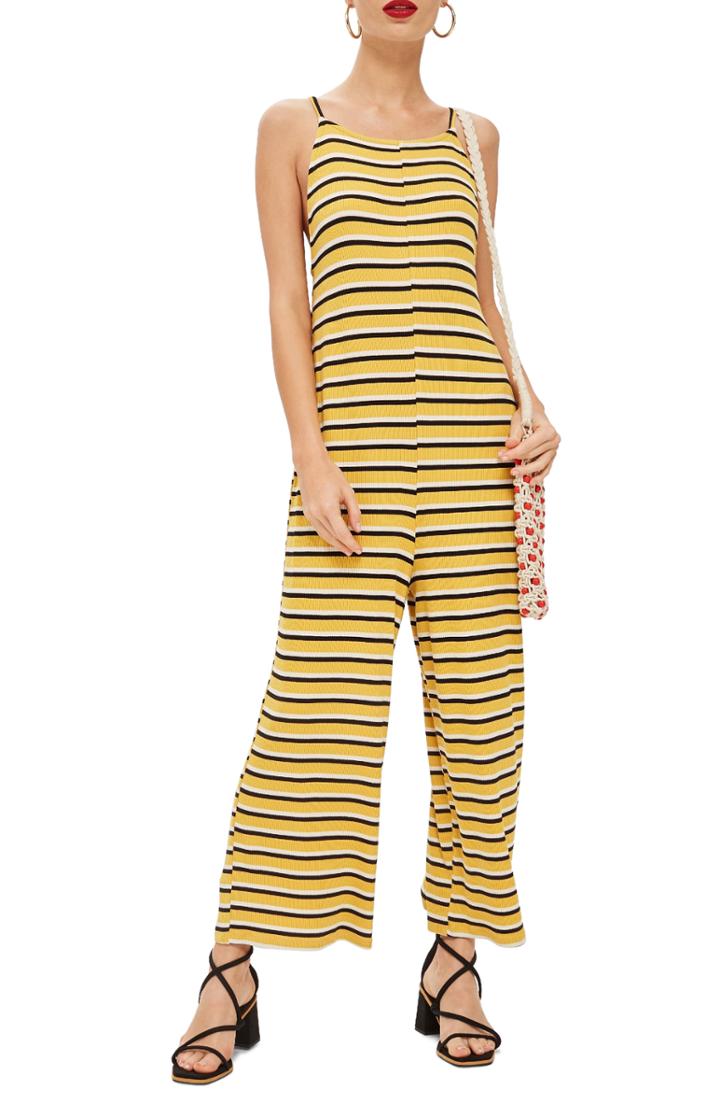 Women's Topshop Eva Stripe Romper