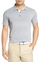 Men's Bobby Jones Textured Tech Stripe Golf Polo