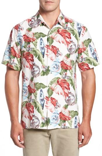 Men's Tommy Bahama With Bells On Silk Camp Shirt