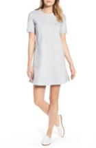 Women's Press Patch Pocket Fit And Flare Dress - Grey