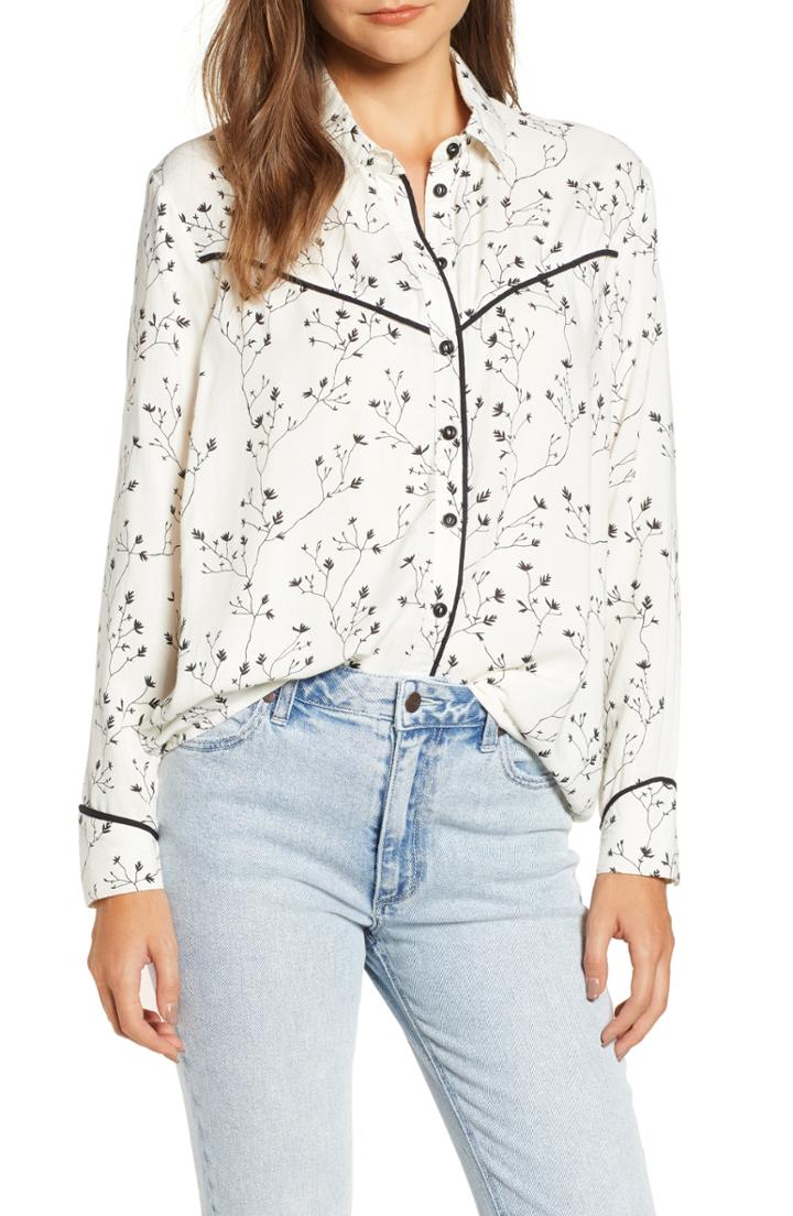 Women's Roxy Shambhala Estate Floral Print Shirt