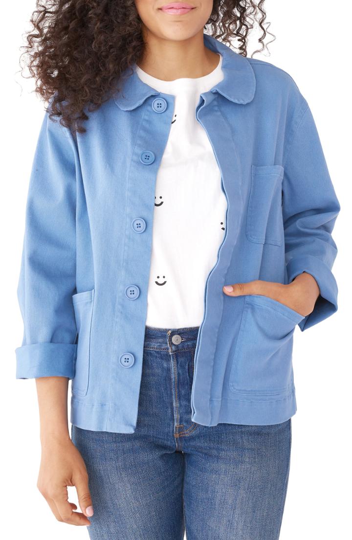 Women's Ban. Do Dream Baby Dream Work Jacket - Blue