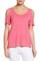 Women's Kut From The Kloth Yoselin Cold Shoulder Top