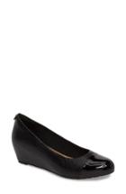 Women's Clarks Vendra Dune Wedge Pump M - Black