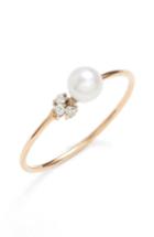 Women's Poppy Finch Pearl & Diamond Ring