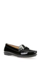 Women's Geox Elidia Bit Water Resistant Loafer Us / 39eu - Black