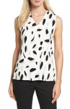 Women's Boss Ikita Print Top - White