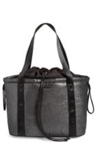 Kendall + Kylie Blake Metallic Water Resistant Tote - Black