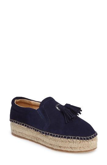 Women's Jslides Rosa Tassel Platform Slip-on .5 M - Blue